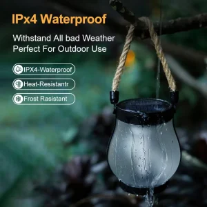 Portable Waterproof Rechargeable Emergency LED Camping Flashlight