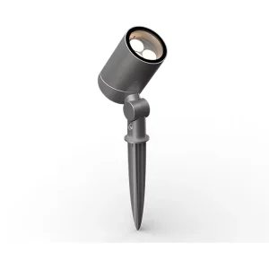 Powered Garden Lawn Lamp Easy Install Durable Yard Decoration Waterproof Black Landscape Light Outdoor