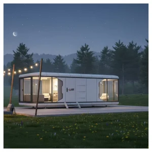 Prefabricated Luxury Container Capsule House Modern Design Breathable Modular Prefabricated House for School Living Room