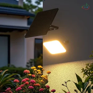Premium 2 CCT Solar Flood Light 30W with Remote Control for Garden Pathway and Commercial Use