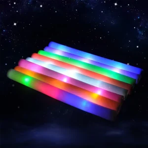 Premium RGB LED Party Wand Foam Colorful LED Glow Sticks Cheer Tube Glow Sticks