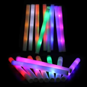 Premium RGB LED Party Wand Foam Colorful LED Glow Sticks Cheer Tube Glow Sticks