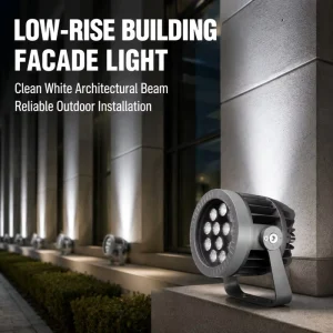 Professional 12W/24W LED Flood Light High Lumen Optical Design Aluminum Body Waterproof Outdoor IP65 Landscape Use Dimmable