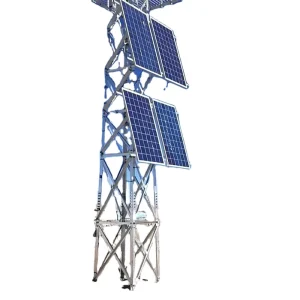 Professional 30m Guyed Wire Tower Lightweight Q235 Galvanized Steel Lattice Mast for FM Radio High Altitude Signal