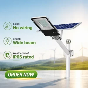 Professional 50W LED IP65 Waterproof Outdoor Solar Street Light for Road with RoHS Certified 3-Year Warranty