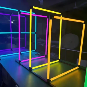 Professional DJ Stage Lighting IP65 Outdoor Addressable Meteor Light RGB 360 LED Tube Lights for Night Club DMX Control