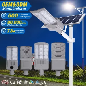 Professional Outdoor Waterproof Ip66 Die-cast Aluminum 100watts 150watts Separate Solar Led Street Light