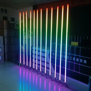Programmable Full Color Addressable LED Pixel Tube SMD5050 SPI DMX Digital Pixel LED Linear RGB LED Aluminum Tube Light Bar