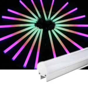 Programmable Full Color Addressable Smd5050 SPI DMX Digital Pixel LED Linear RGB LED Digital Tube Disco Light Bar