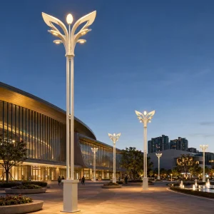 Project Installation IP65 6 12M Street Pathway Lighting Garden Lamp Landscape Led Street Light