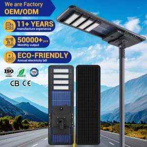 Project Use Ip65 Streetlight 30w 40w 60w 80w Aluminum Park Road Residential Areas Led Solar Street Light