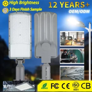 Public Road Lighting IP67 Outdoor Waterproof Street Light 50W 100W 150W 200W Pole Aluminum LED Street Light