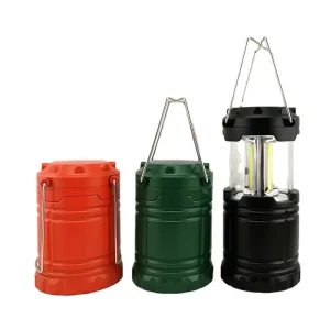 Pull-Up COB LED Camping Lantern Portable Hanging Emergency Lamp for Camping, Hiking, Disaster Preparedness, and Power Outages