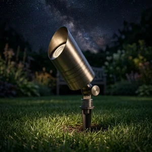 RAL 8100 IP65 Waterproof Outdoor Garden Lawn Light With ABS Ground Spike for Outdoor Landscape Lighting