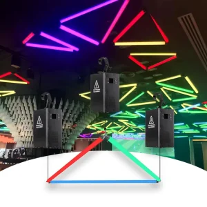 RGB 360 Degree Kinetic Tube LED Stage Lights 100W Matrix Light for Disco Wedding Club DMX Control