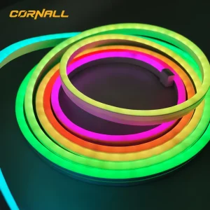 RGB Color Changing LED Neon Tube Light Strip Waterproof Rated for Bedroom Party Festival Home Garden Event Decoration