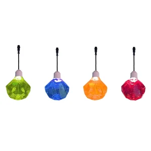 RGB DMX512 Dimmable DC PC Christmas Decorative LED Bulbs Garden Hanging Lights Outdoor Wedding Party Show Event