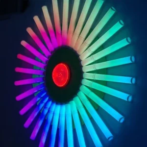 RGB Digital Tube Auto Color Changing RGB Guardrail LED Hurdle Light 24V 12V Pixel LED Linear Tube Light