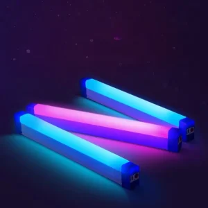 RGB LED Colorful Tube Light 17cm 32cm USB Charge Purple Blue Light Handheld Hanging Fill Lamp for Photo Live Streaming