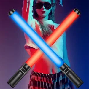 RGB LED Light Stick Handheld Colorful Photography Fill Light Tube Remote Control Rechargeable Video Lighting Equipment