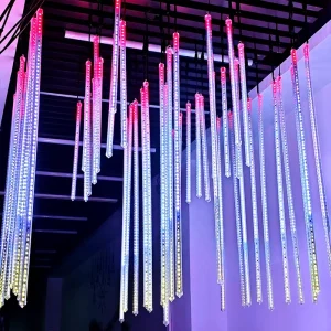 RGB Meteor Tube LED Light DMX 3D LED RGB Pixel Bar Light Outdoor Interior Vertical Tube for Bar KTV Stage Night Club