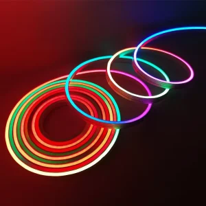 RGB Neon Strip Lights 6x12mm Flexible Multicolor Neon Light 24V Waterproof IP67 with Music Sync Timer for Gaming Room Light