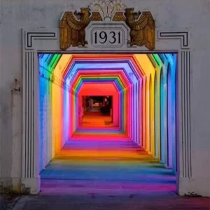RGB Outdoor Wall Wash Lighting for Villas, Streets, and Gardens