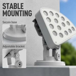 RGB RGBW LED Flood Light IP67 Waterproof DC24V Warm White 12W 15W 18W DMX512 Control for Bridge Facade Landscape