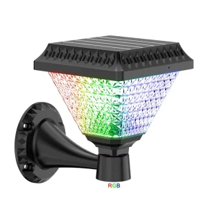 RGB Solar Garden Light IP65 Waterproof Outdoor Wall Mounted Solar Garden Light