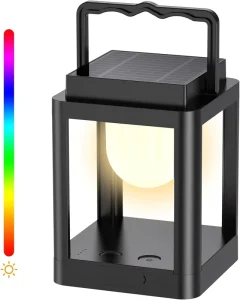 RGB Solar Lantern Hanging Lamp Waterproof for Garden Yard Path Party Solar Star Christmas Table Lights