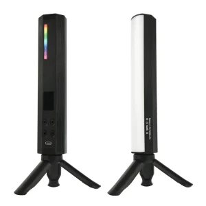 RGB Tube Light 2500-9000K Photographic LED Video Light Stick with Mini Tripod for Live Studio and TikTok
