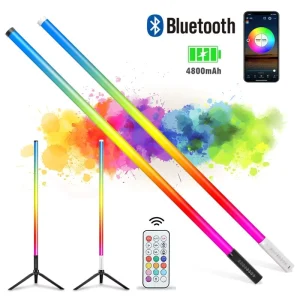 RGBW Bar Light TL-130PRO Party Stage Lighting 500 Modes 4800mAh Rechargeable Photograph Tool for Beginners