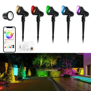 RGBW Smart Garden Landscape Lighting IP65 24v Waterproof Aluminum Outdoor Led Lights