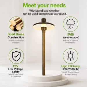 RPL-8907 IP65 Outdoor Low-Voltage LED Lawn and Pillar Light, Garden Landscape