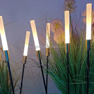 Ready to Ship Solar Powered NI-MH AA Outdoor LED Reed Lights for Garden