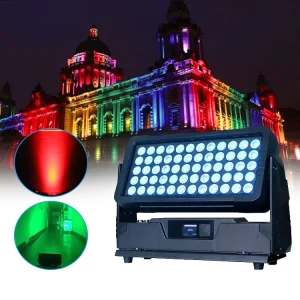 Recessed Linear Dimmable LED Wall Washer Strobe Light with RF Remote Control, DMX, RGB, and DALI