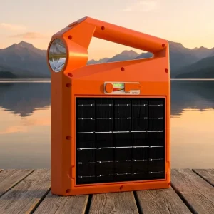 Rechargeable 3-in-1 Solar Flashlight Work Light USB Charging Handheld Emergency Road Warning Safety Outdoor LED IP65 Touch