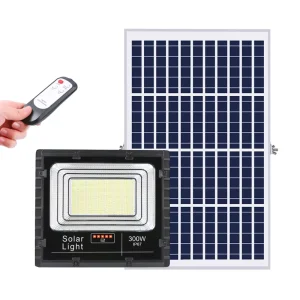 Rechargeable 5000MA Battery IP66 Rated Aluminum Garden Outdoor Solar Light Flood LED
