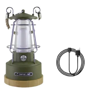Rechargeable 5W White LED Camping Lantern, Adjustable, 18650 Battery, ABS Waterproof, Hanging