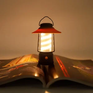 Rechargeable Camping Lantern with Spotlight and Ambient Lighting, Portable Emergency Outdoor Lamp