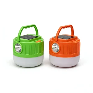 Rechargeable Handheld LED Camping Lantern, IP65, DC, Multifunction Emergency Lamp for Hiking and Home Backup