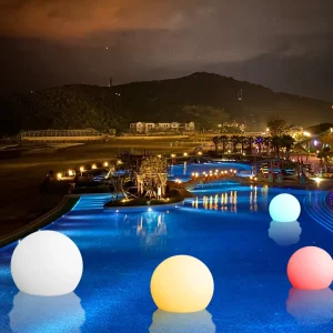 Rechargeable IP65 LED Garden Ball Light Waterproof Decorative Landscape Lighting for Outdoor Parties Bars Decor