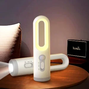 Rechargeable Induction Night Light Multifunctional Bedroom Bedside Desk Lamp for Camping