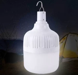 Rechargeable LED Bulb Lights Emergency Camping Home Lamp Lithium Chip Plastic Charging Light Bulbs