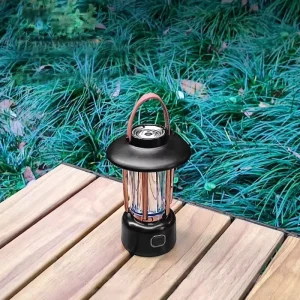 Rechargeable LED Camping Lamp, Portable Three-Color Hanging Light