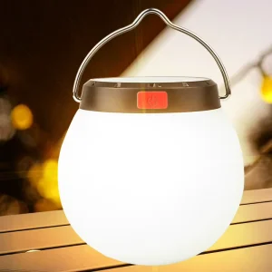 Rechargeable LED Camping Lantern ABS Solar Type-C Charging Portable Hanging Light