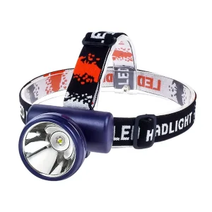 Rechargeable Lithium Ion LED Headlamp IP65 Waterproof SOS Mode 100-500m Range 4-6 Hours Runtime for Fishing