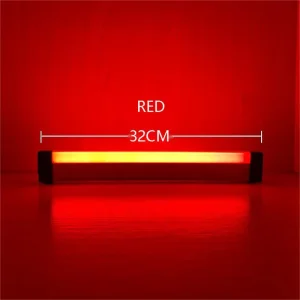 Rechargeable Lithium LED Light Tubes Plastic Red Green Blue Yellow Purple 25000 Hours Lifespan 2800 6500K Color Temp CRI 80