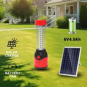 Rechargeable Portable Emergency LED Camping Lamp for Outdoor Use