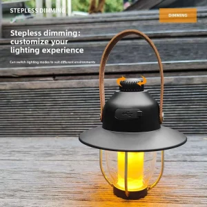 Rechargeable Portable Mini LED Camping Lantern USB Charging Hanging Tent Atmosphere Light